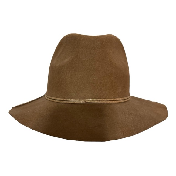 Nine West - 100% wool - brown fedora Hat main image 6
